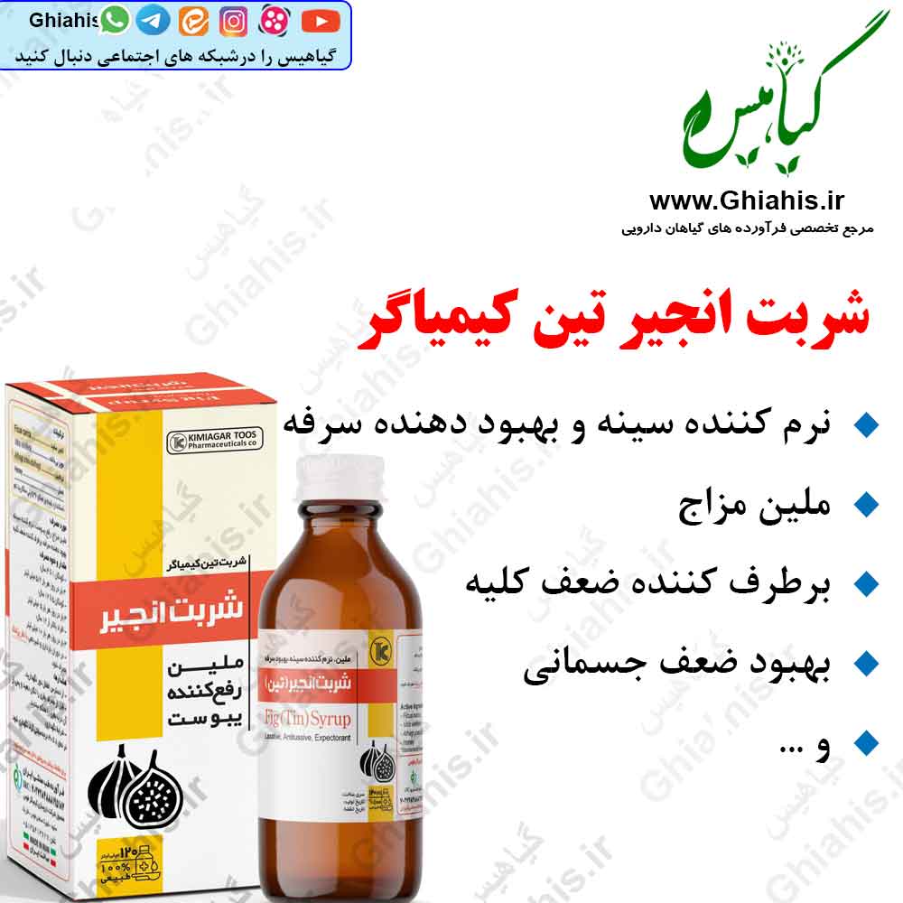 شربت انجیر تین کیمیاگر شربت انجیر تین کیمیاگر
