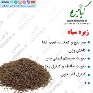 زیره سیاه 50گرمی