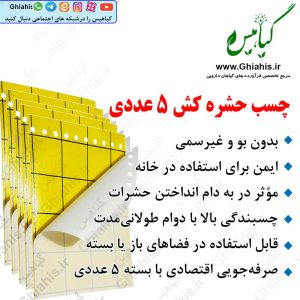 چسب حشره کش ۵ عددی
