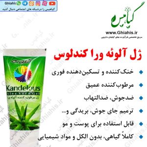 ژل آلوئه ورا کندلوس