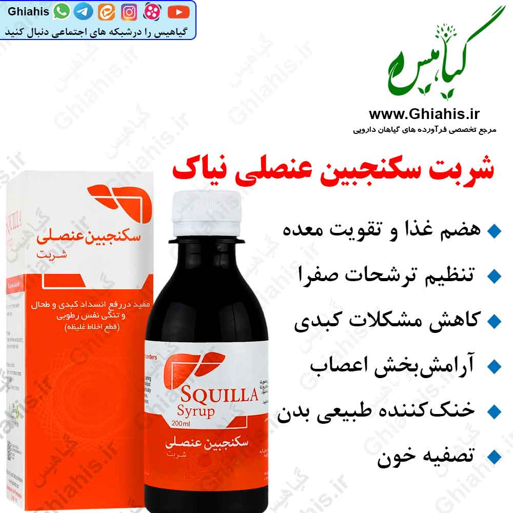 شربت سکنجبین عنصلی نیاک شربت سکنجبین عنصلی نیاک