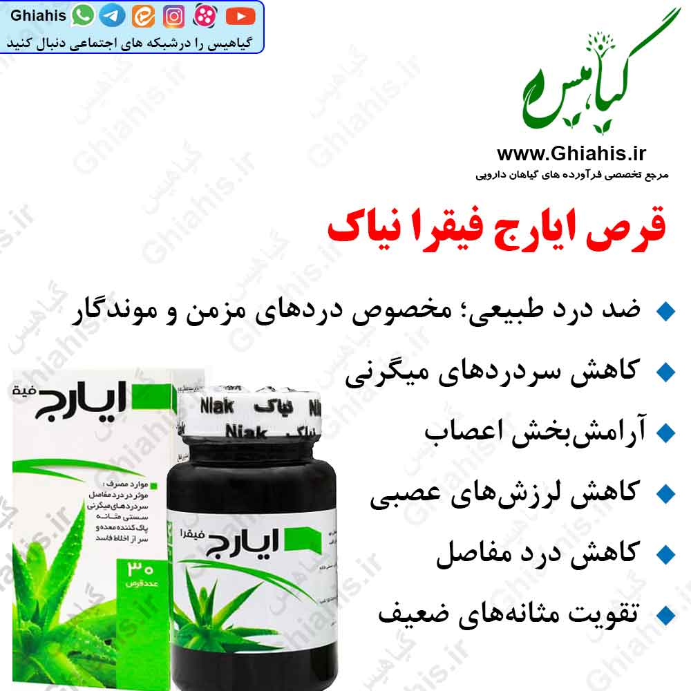 قرص ایارج فیقرا نیاک قرص ایارج فیقرا نیاک