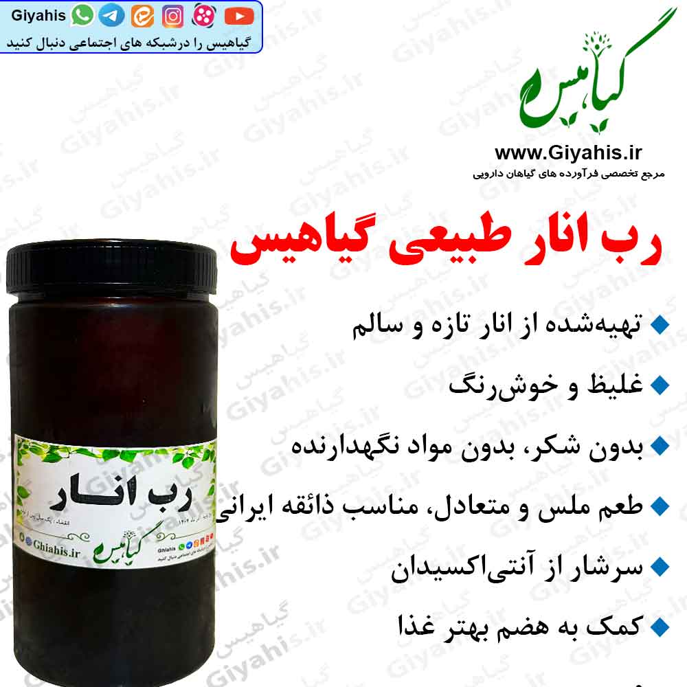 رب انار طبیعی گیاهیس رب انار طبیعی گیاهیس