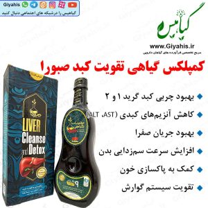 کمپلکس گیاهی پاکسازی و تقویت کبد صبورا