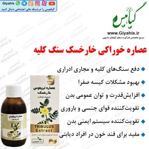 عصاره خارخسک سنگ کلیه